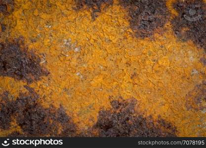 texture background of grunge, rusty iron with dark stains