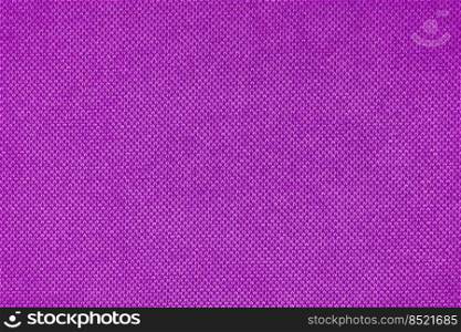 Texture background of velours purple fabric. Fabric texture of upholstery furniture textile material, design interior, wall decor. Fabric texture close up, backdrop, wallpaper.. Purple velours upholstery fabric texture background.