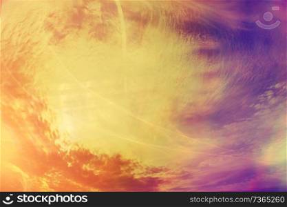 Texture clouds sunset background