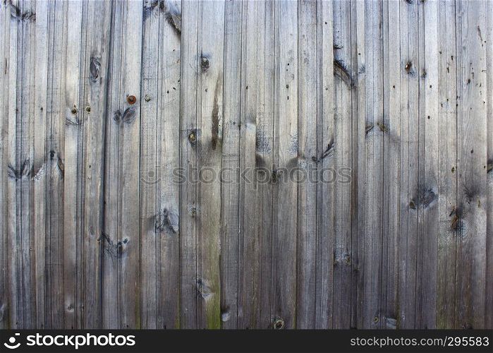 Texture from wooden vertical boards like fence. Background from boards of wooden fence. Wooden pattern of old boards. Texture from wooden vertical boards like fence