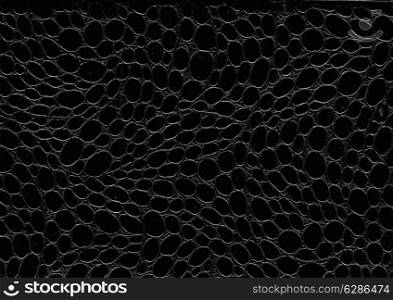 texture of a black leather