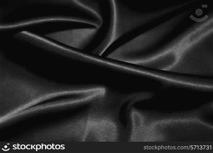 texture of a black silk