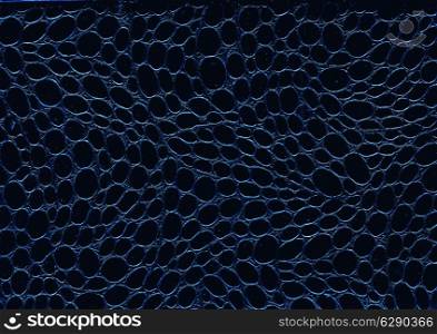 texture of a dark blue leather
