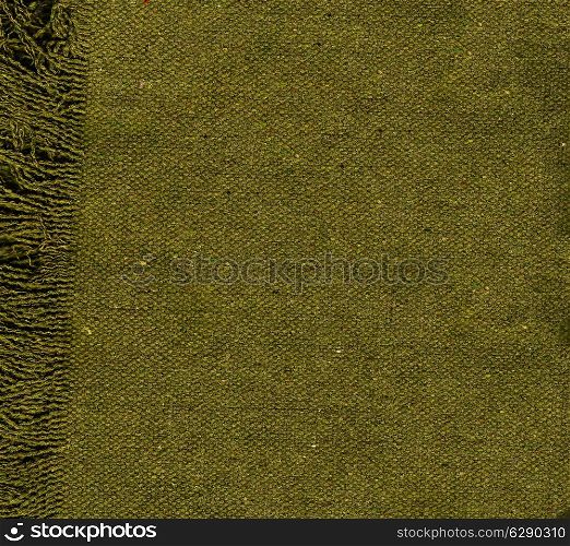 texture of a green fabric