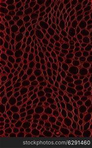 texture of a red leather
