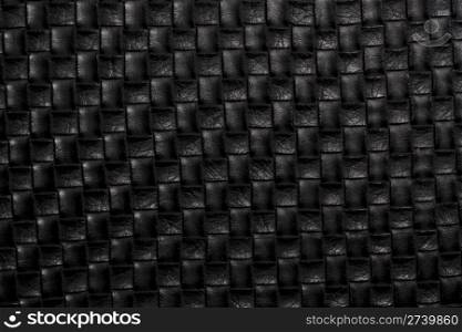 Texture of black leather background