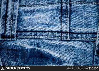 Texture of blue jeans textile. Texture of blue jeans textile close up