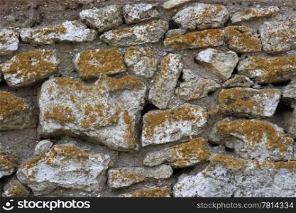 texture of Brick wall of 16 centuries
