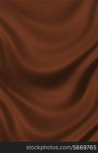 texture of brown chocolate silk close up illustration