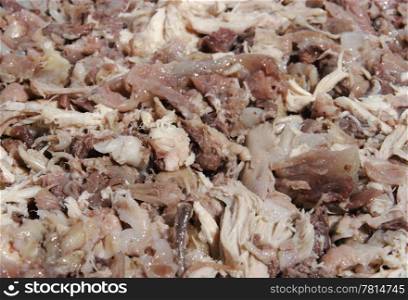 texture of chicken and pork, background