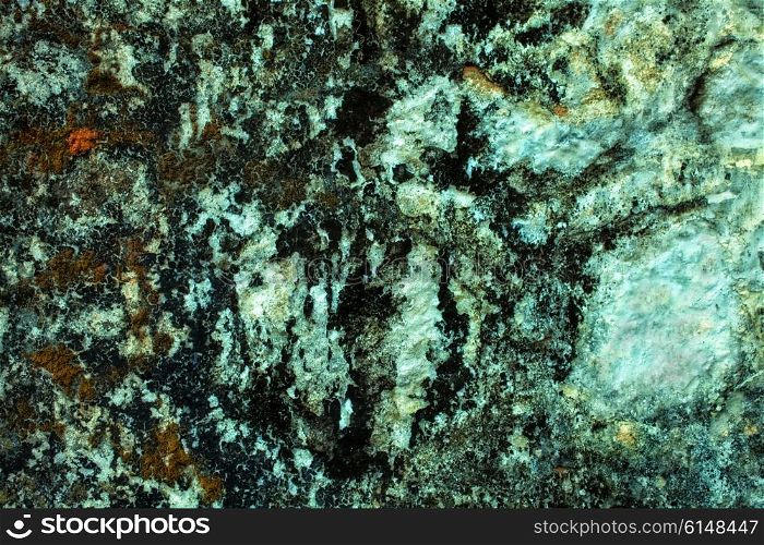 Texture of chipped granite with rough crystal surface