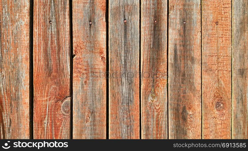 Texture of close-up very old wooden wall