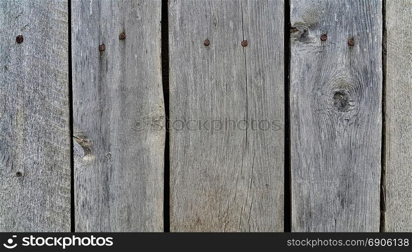 Texture of closeup weathered old wooden wall