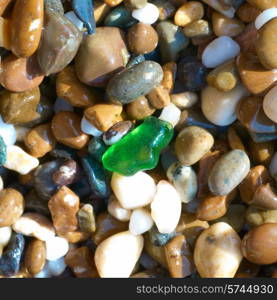 Texture of colorful stones pebbles for background