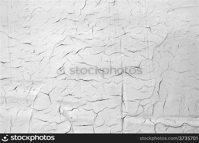Texture of cracked plaster walls