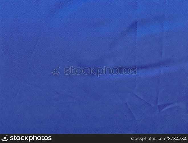 Texture of dark blue satin fabric
