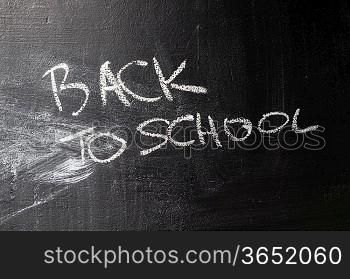 texture of erased black chalk board