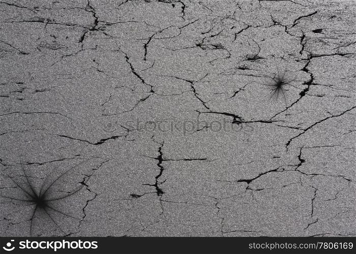 texture of gray metal cracks backgrounds