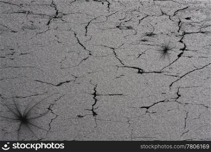 texture of gray metal cracks backgrounds