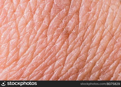 Texture of human skin. Extreme close up macro shot