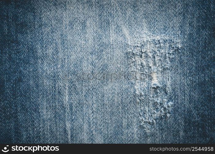 Texture of Jeans for background with copy space