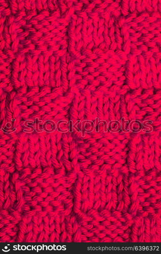 Texture of knitting close up as a background. Texture of knitting