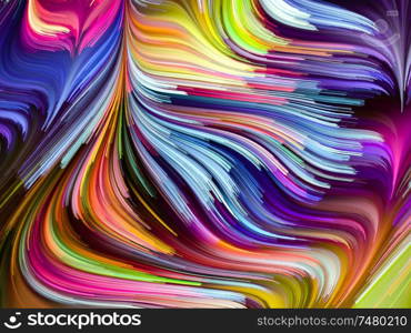 Texture of Light. Wallpaper Paint series. Image of colorful background lines in conceptual relevance to art, design, creativity and imagination