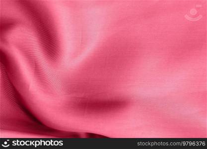 Texture of magenta silk textile background. Gray silk textile background
