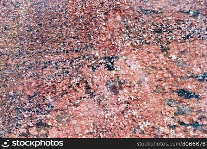 Texture of natural treated brown and black granite