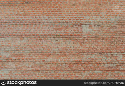 Texture of old dirty red brick wall surface. Old dirty brick wall