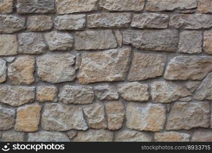 texture of old masonry wall made of rock stone