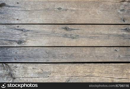 Texture of old unpainted wooden boards