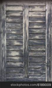 texture of old wooden door