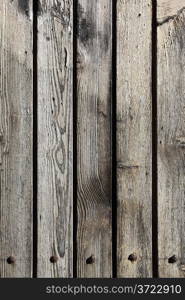 Texture of old wooden fence close-up