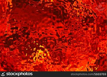 Texture of red wavy glass. abstract illustration
