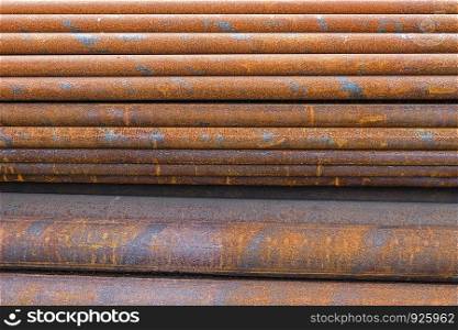 texture of rusty pipes
