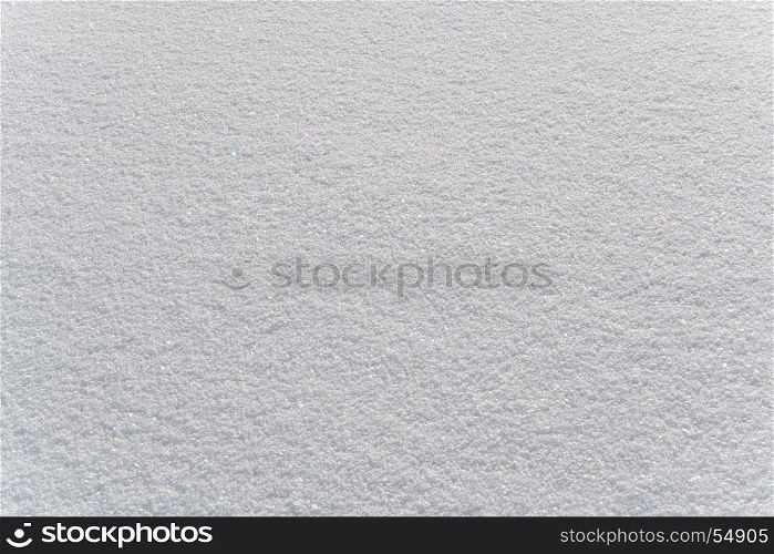 Texture of snow on the floor in Frozen Lake Baikal Russia
