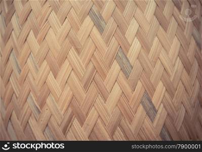 Texture of the Bamboo wicker wall background