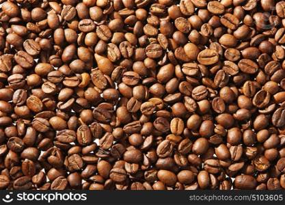 texture of the coffee beans, background