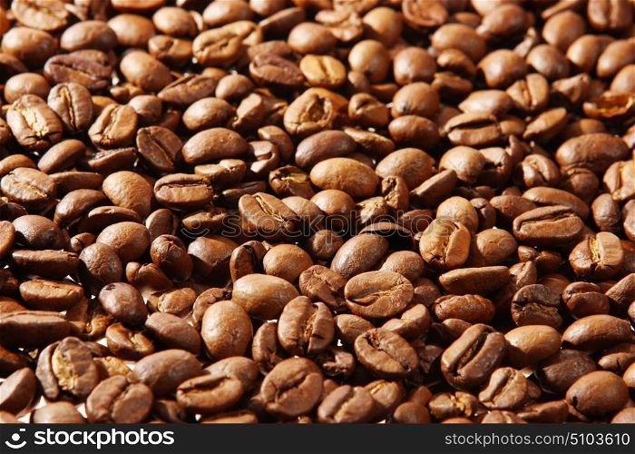 texture of the coffee beans, background