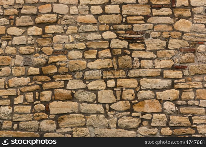 texture of the old stone wall