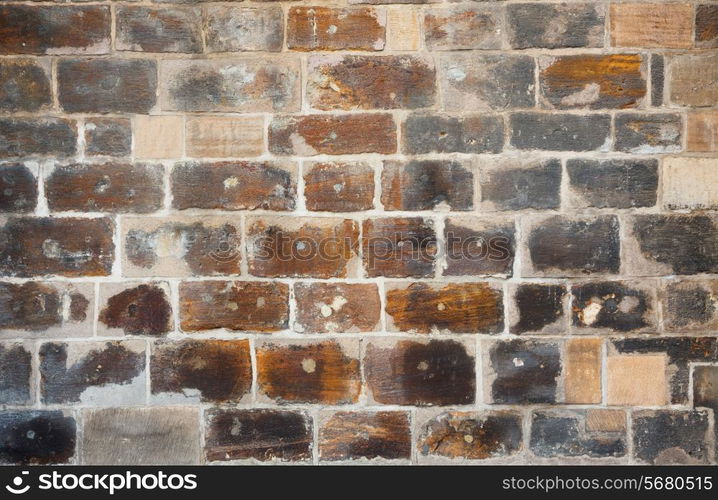 texture of the old stone wall