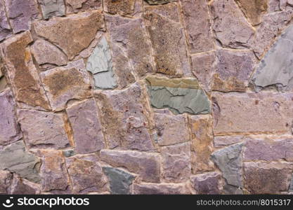 texture of the stone wall