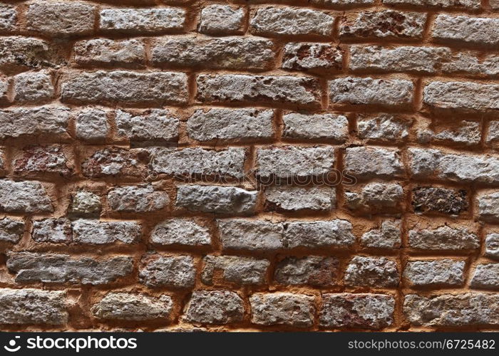 Texture of Venetian wall. Venice. Italy.Venetto area.