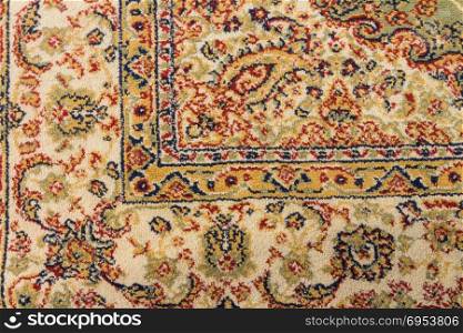 Texture of vitage carpet design - Close up top view.