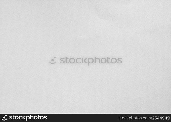 Texture of white paper for writing and paining background with copy space.