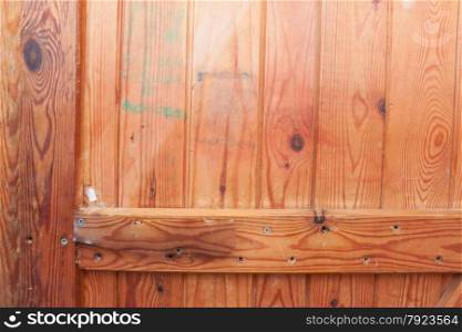 texture of wooden door. Particular of a wooden door.