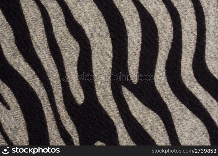 Texture of zebra pattern fabric background