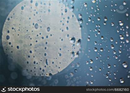 texture rain drops on the window