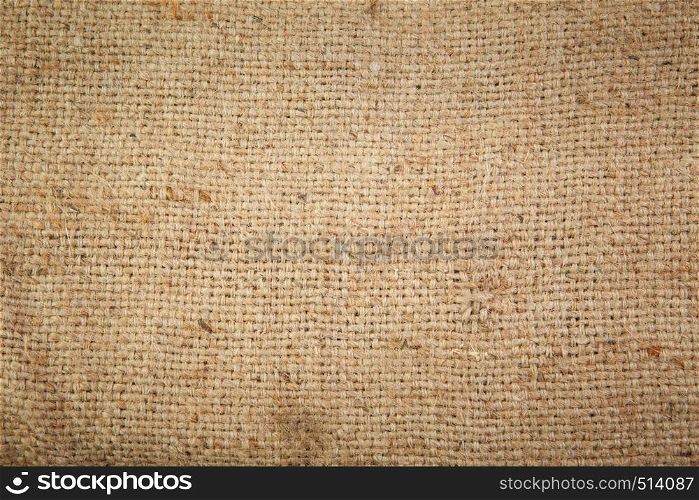 Texture sack sacking country as the background